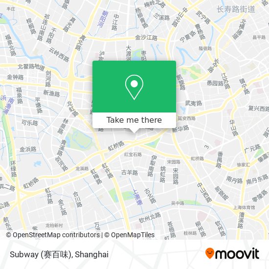 Subway (赛百味) map