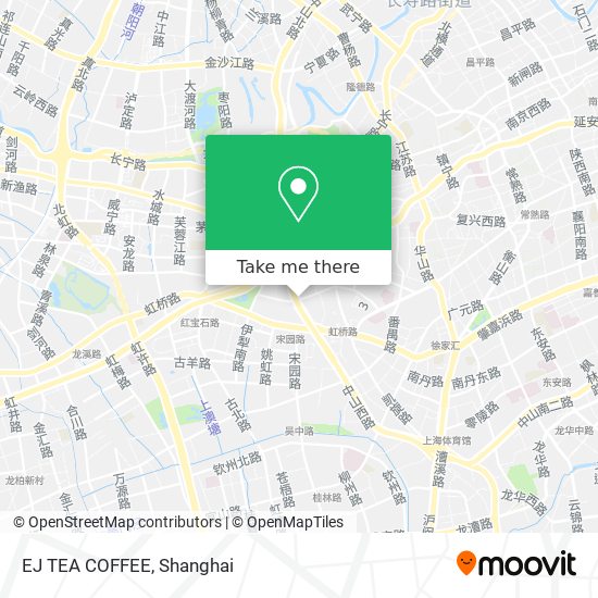 EJ TEA COFFEE map