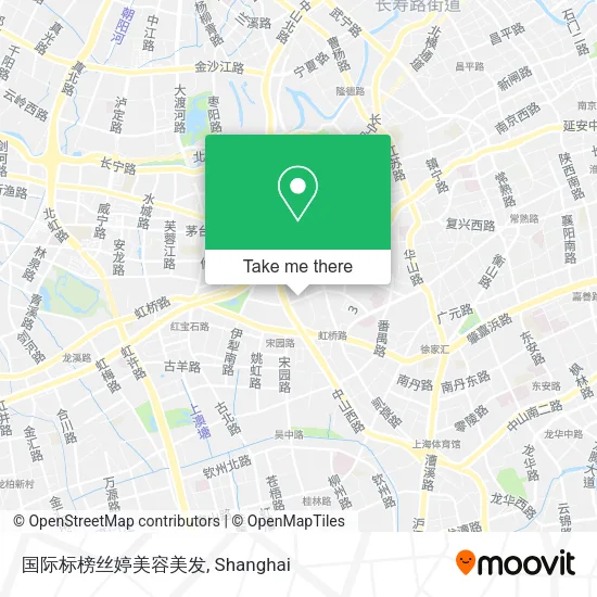 国际标榜丝婷美容美发 map