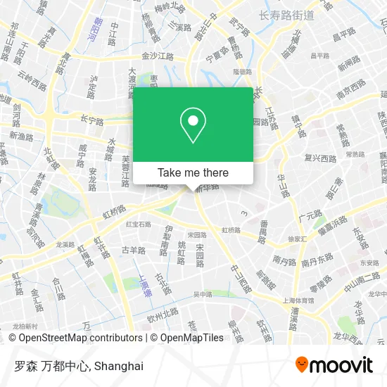 罗森 万都中心 map