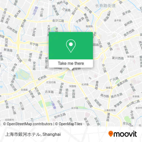 上海市銀河ホテル map