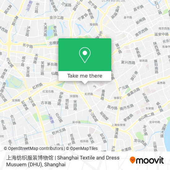 上海纺织服装博物馆 | Shanghai Textile and Dress Musuem (DHU) map
