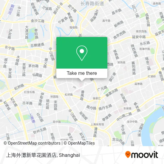 上海外灘新華花園酒店 map