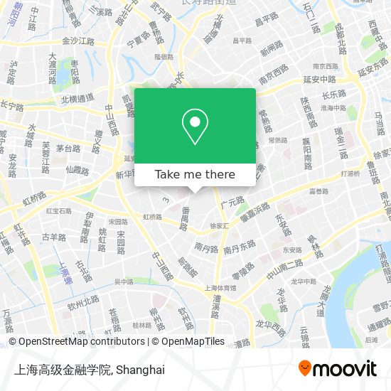 上海高级金融学院 map