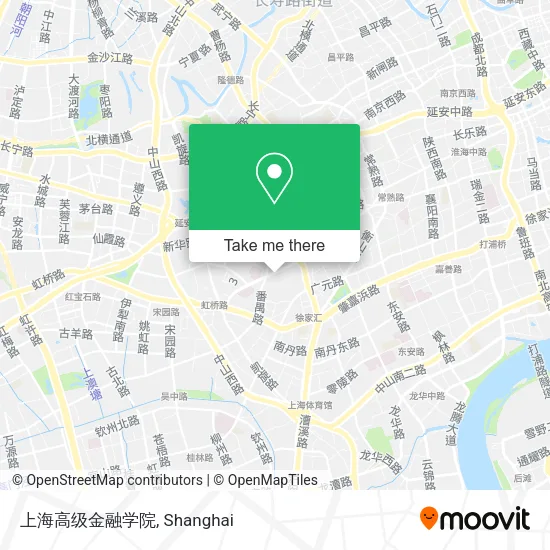 上海高级金融学院 map