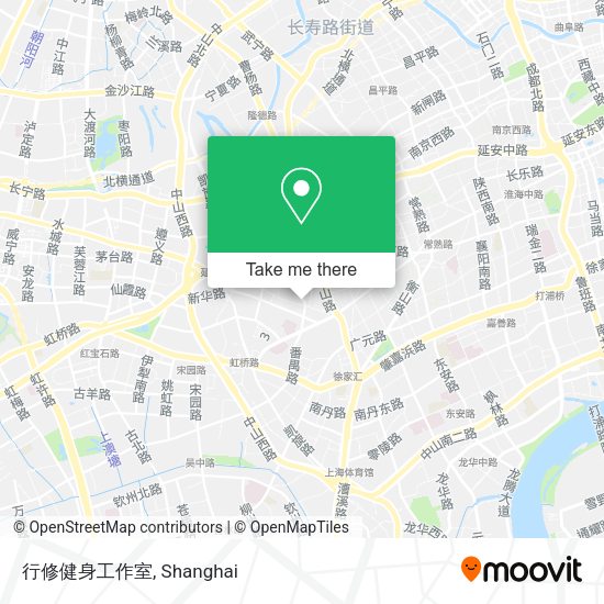 行修健身工作室 map