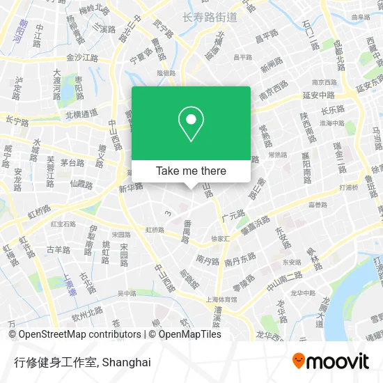 行修健身工作室 map