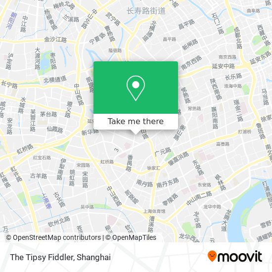 The Tipsy Fiddler map