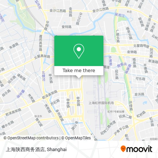 上海陕西商务酒店 map