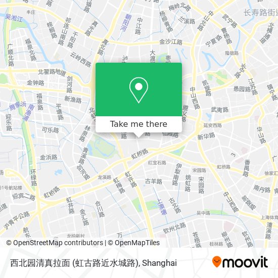 西北园清真拉面 (虹古路近水城路) map