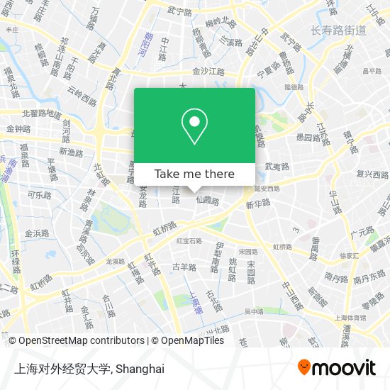 上海对外经贸大学 map