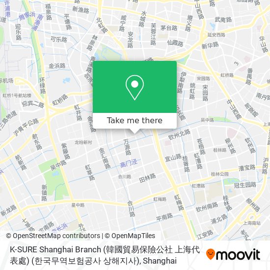 K-SURE Shanghai Branch (韓國貿易保險公社 上海代表處) (한국무역보험공사 상해지사) map