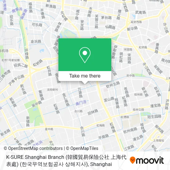 K-SURE Shanghai Branch (韓國貿易保險公社 上海代表處) (한국무역보험공사 상해지사) map