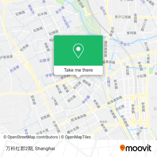 万科红郡2期 map