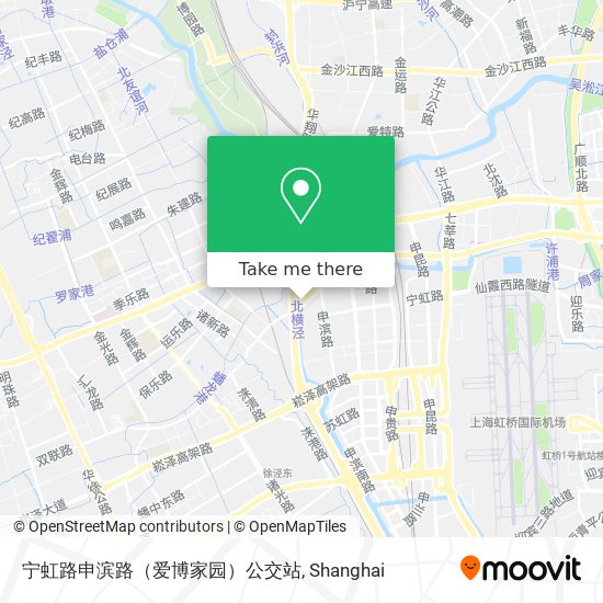 宁虹路申滨路（爱博家园）公交站 map