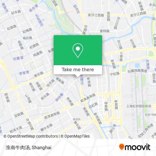 淮南牛肉汤 map