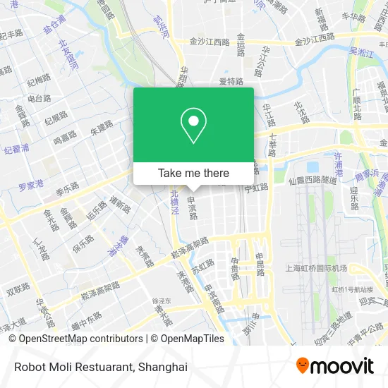 Robot Moli Restuarant map