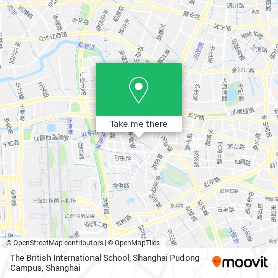 The British International School, Shanghai Pudong Campus map