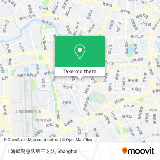 上海武警总队第三支队 map