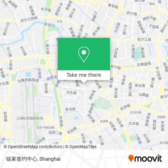 链家签约中心 map