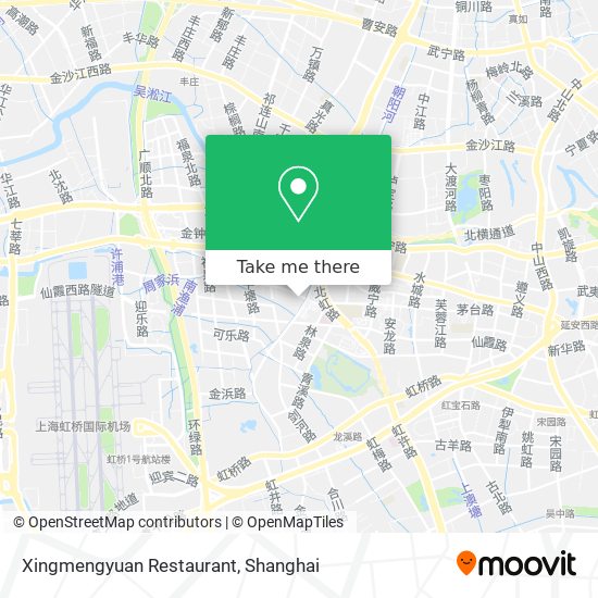Xingmengyuan Restaurant map