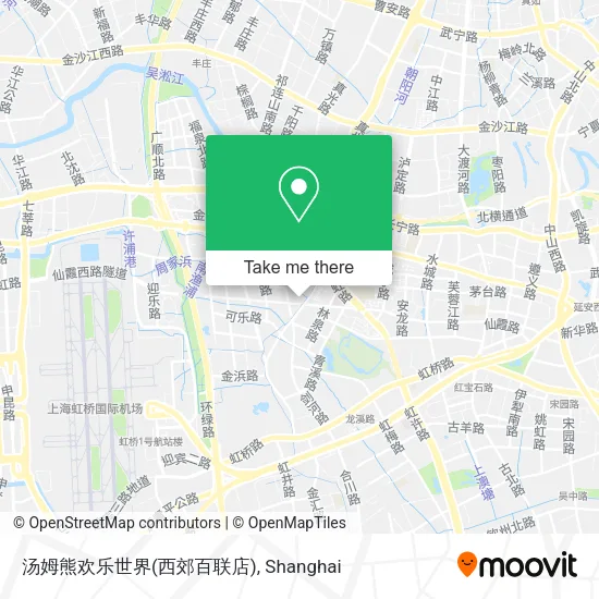汤姆熊欢乐世界(西郊百联店) map