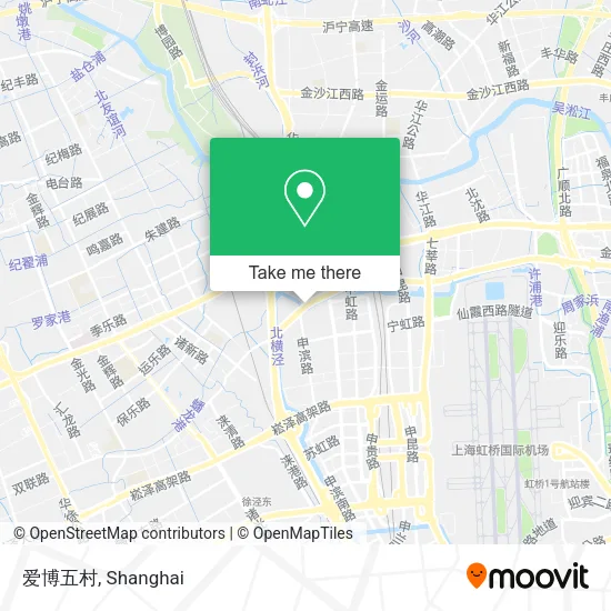 爱博五村 map