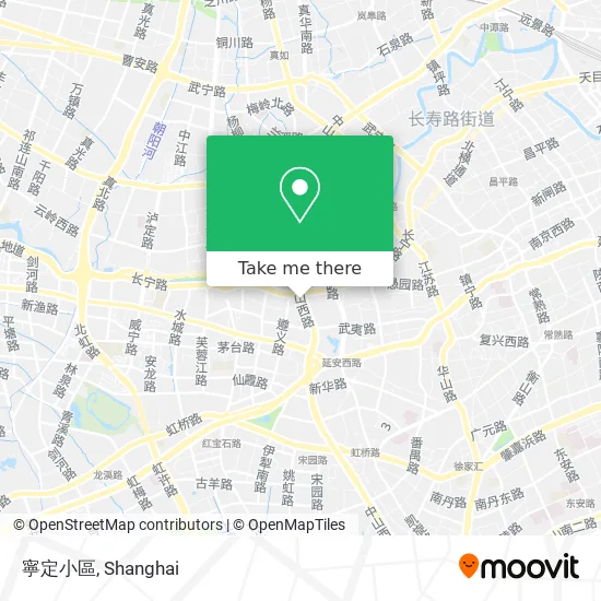 寧定小區 map