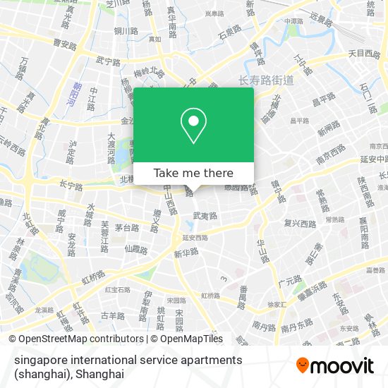 singapore international service apartments (shanghai) map