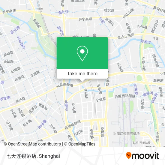 七天连锁酒店 map
