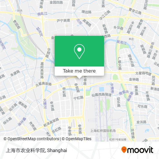 上海市农业科学院 map