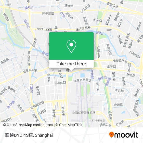 联通BYD 4S店 map