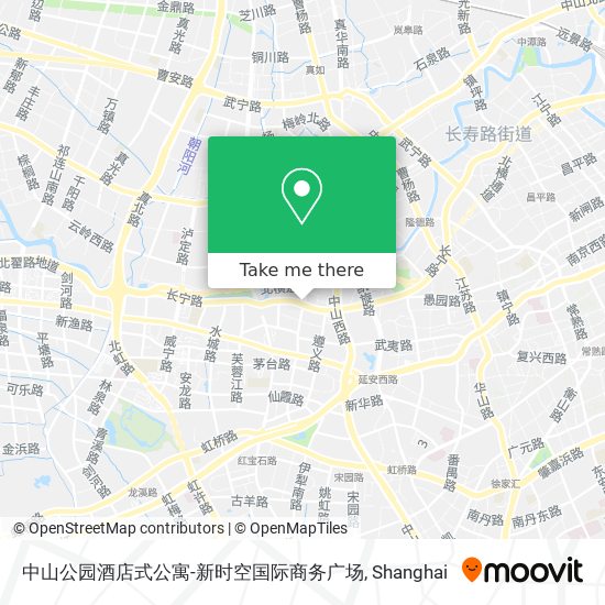 中山公园酒店式公寓-新时空国际商务广场 map