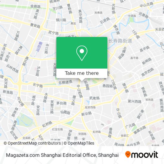 Magazeta.com Shanghai Editorial Office map