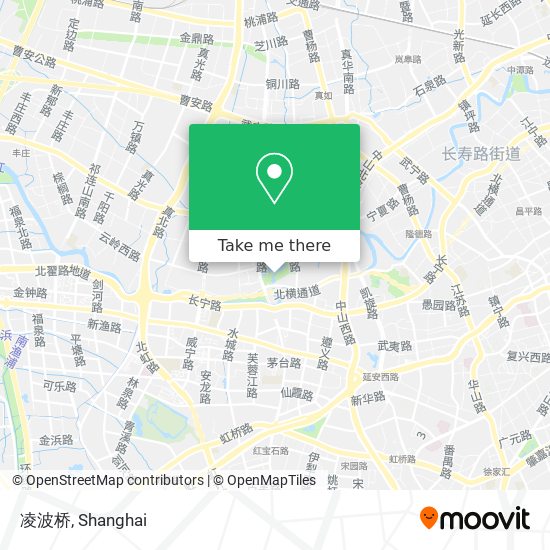 凌波桥 map