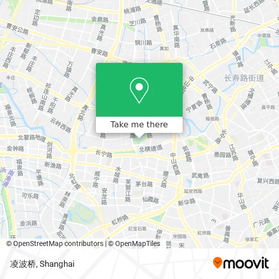 凌波桥 map