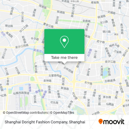 Shanghai Doright Fashion Company map