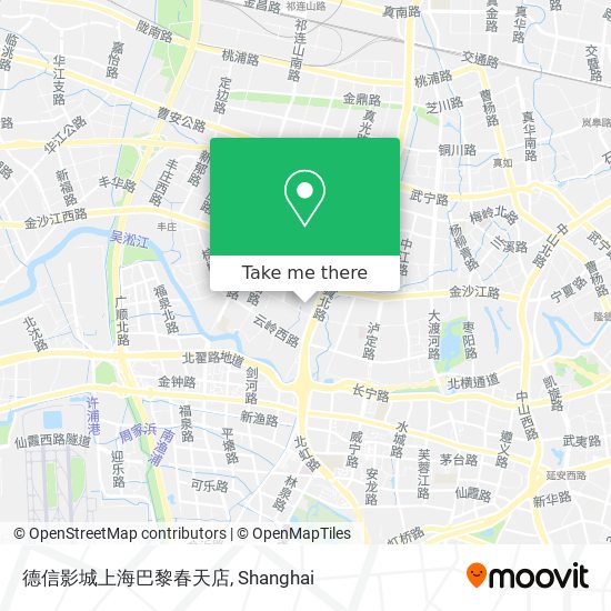 德信影城上海巴黎春天店 map