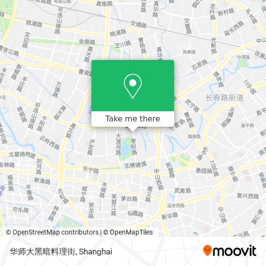 华师大黑暗料理街 map