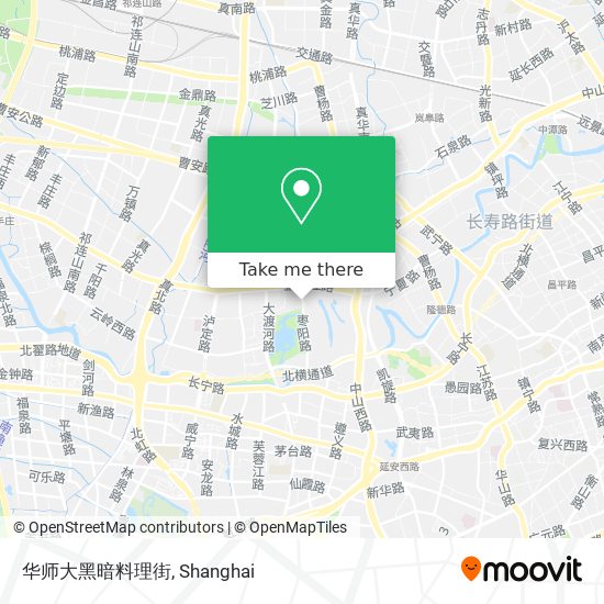 华师大黑暗料理街 map