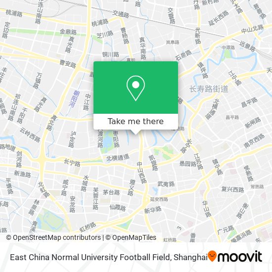 East China Normal University Football Field map