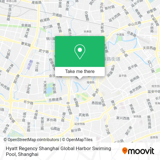Hyatt Regency Shanghai Global Harbor Swiming Pool map
