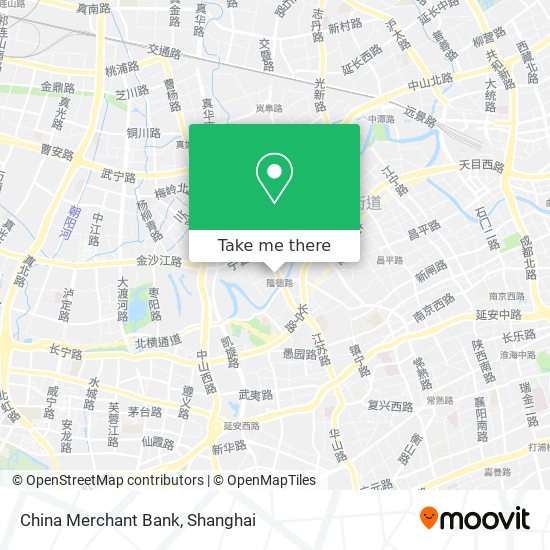 China Merchant Bank map
