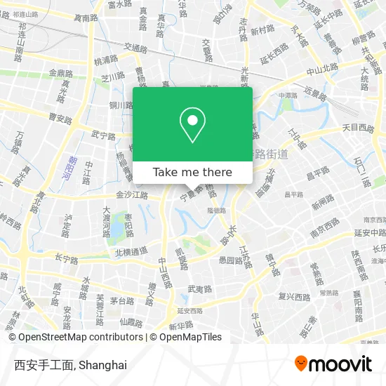 西安手工面 map
