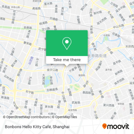 Bonbons Hello Kitty Café map