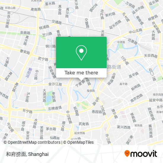 和府捞面 map