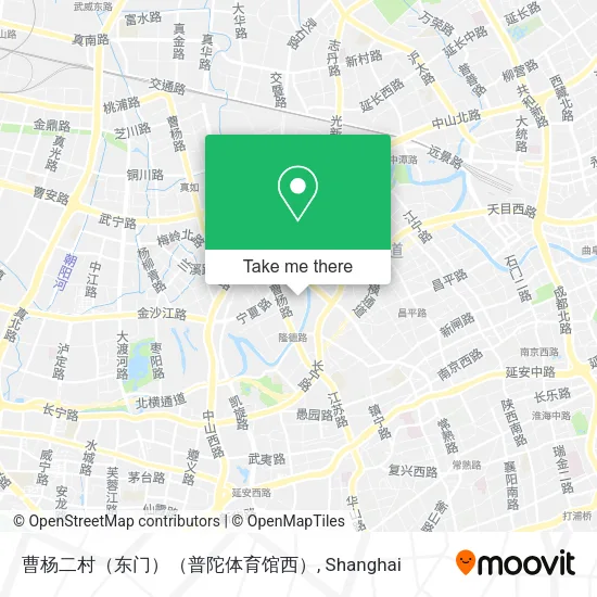曹杨二村（东门）（普陀体育馆西） map