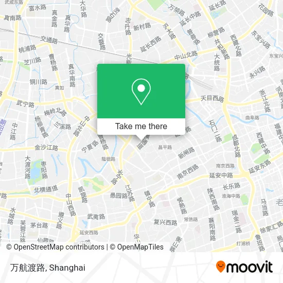万航渡路 map