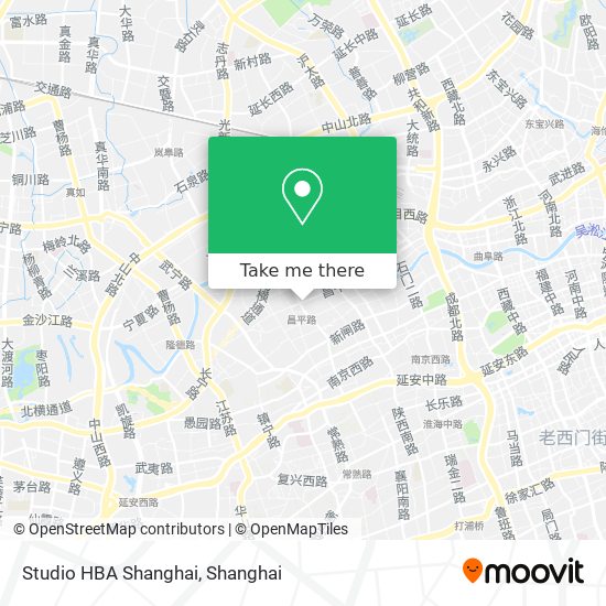 Studio HBA Shanghai map