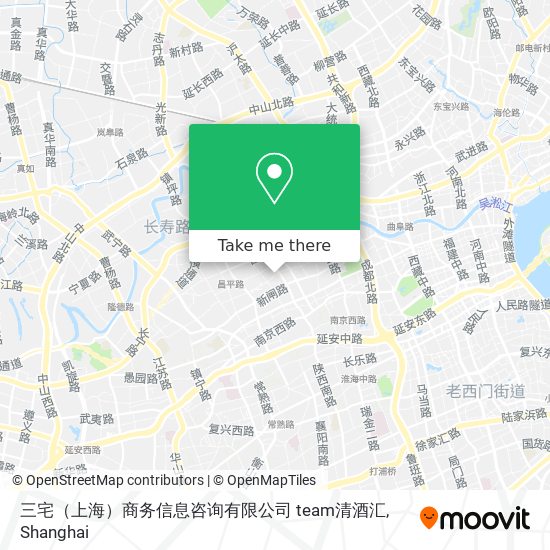 三宅（上海）商务信息咨询有限公司 team清酒汇 map